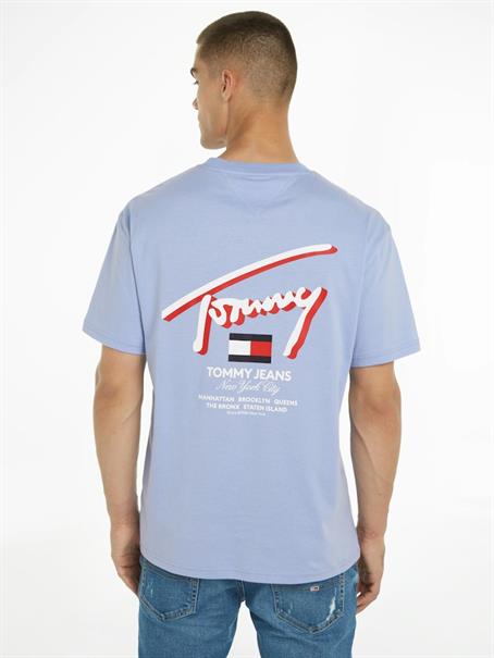 TJM REG 3D STREET SIGNTR TEE EXT moderate blue