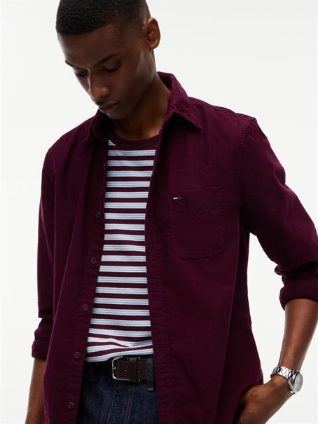 TJM REG BABY CORDUROY SHIRT EXT calypso berry