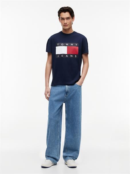 TJM REG BIG FLAG SS TEE EXT dark night navy