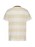 TJM REG BOLD STRIPE TEE newsprint - ecru
