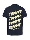 TJM REG BUBBLE BACK SS TEE EXT dark night navy