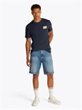 TJM REG BUBBLE BACK SS TEE EXT dark night navy