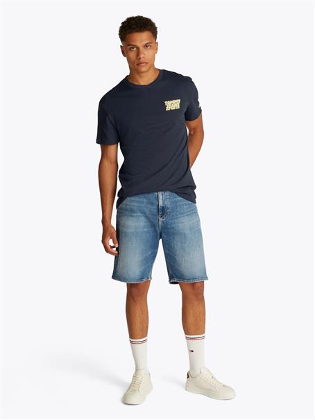 TJM REG BUBBLE BACK SS TEE EXT dark night navy