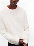 TJM REG CABLE KNIT SWEATER off white