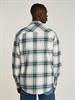 TJM REG CHECK FLANNEL SHIRT EXT ancient white check