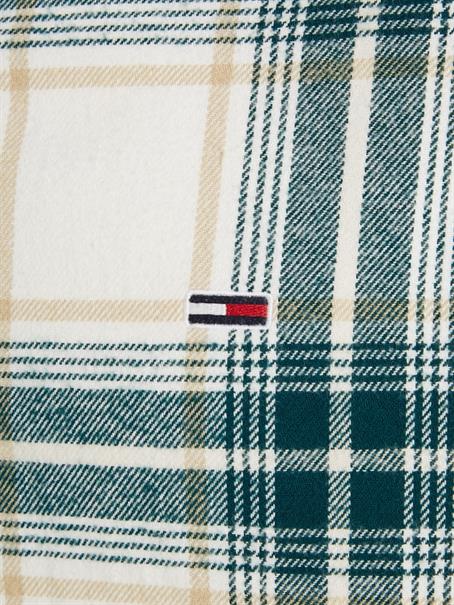 TJM REG CHECK FLANNEL SHIRT EXT ancient white check