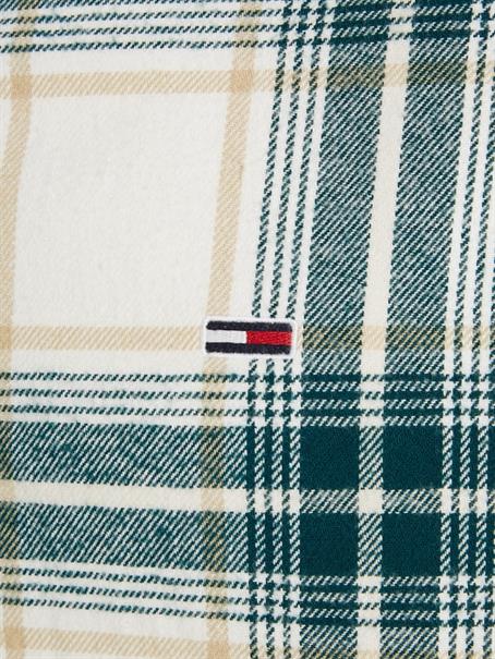 TJM REG CHECK FLANNEL SHIRT EXT ancient white check