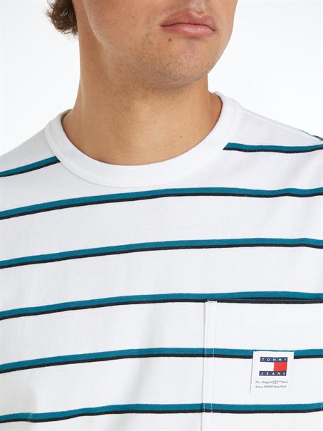 TJM REG EASY STRIPE TEE white