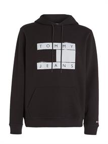 TJM REG FLAG SPRAY HOODIE black