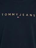 TJM REG GOLD LINEAR LOGO TEE EXT dark night navy
