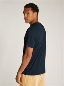 TJM REG GOLD LINEAR LOGO TEE EXT dark night navy