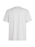 TJM REG GOLD LINEAR LOGO TEE EXT silver grey htr