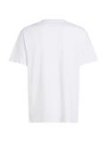 TJM REG GOLD LINEAR LOGO TEE EXT white