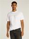 TJM REG GOLD LINEAR LOGO TEE EXT white