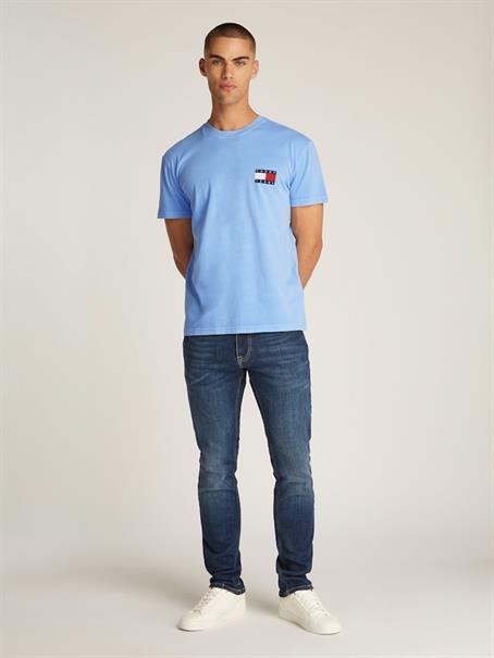 TJM REG HERITAGE FLAG TEE EXT sugarplum blue