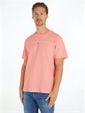 TJM REG LINEAR LOGO TEE EXT tickled pink