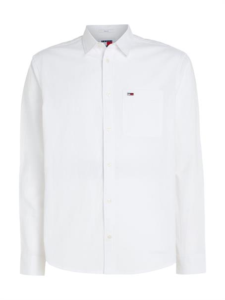 TJM REG LINEN BLEND SHIRT white