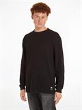 TJM REG LS WAFFLE TEE black