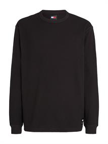 TJM REG LS WAFFLE TEE black