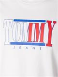 TJM REG RWB CENTERED LOGO TEE white