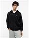 TJM REG S FLAG ZIP THRU black