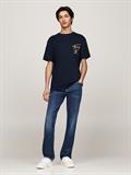 TJM REG SIG CITY TWIST TEE EXT dark night navy