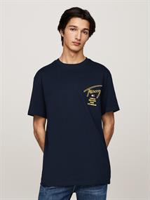 TJM REG SIG CITY TWIST TEE EXT dark night navy