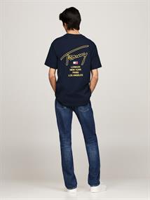 TJM REG SIG CITY TWIST TEE EXT dark night navy