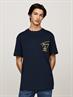 TJM REG SIG CITY TWIST TEE EXT dark night navy