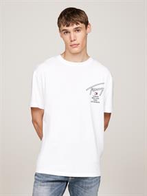 TJM REG SIG CITY TWIST TEE EXT white