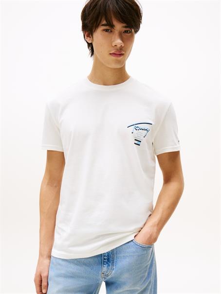 TJM REG SIGNATURE CITY TEE ecru