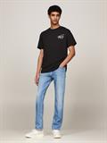 TJM REG SIGNATURE PRINT TEE EXT black