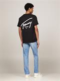 TJM REG SIGNATURE PRINT TEE EXT black