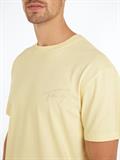 TJM REG SIGNATURE TEE EXT lemon zest