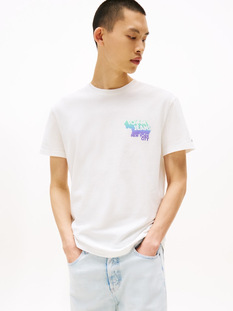 Tommy Jeans Herren T-Shirt Dm0dm21589 günstig online kaufen