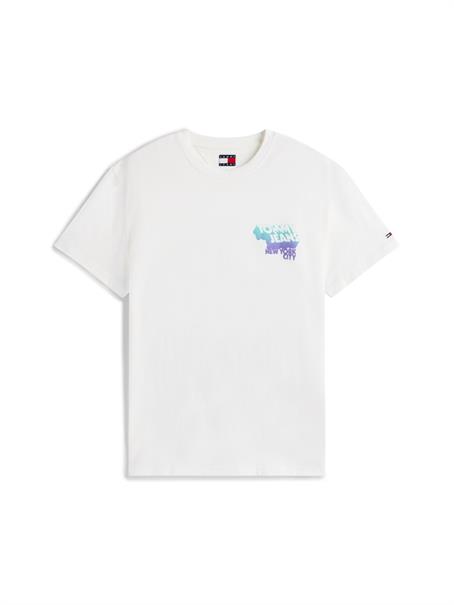 TJM REG STACK BACKPRINT TEE EXT ecru