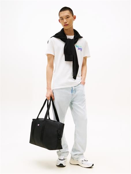 TJM REG STACK BACKPRINT TEE EXT ecru