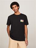 TJM REG SUMMER FLAG TEE EXT black