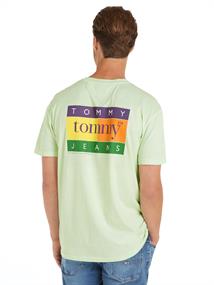 TJM REG SUMMER FLAG TEE EXT opal green