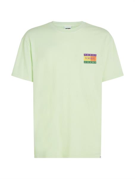 TJM REG SUMMER FLAG TEE EXT opal green