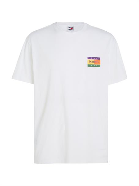 TJM REG SUMMER FLAG TEE EXT white