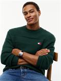 TJM REG TEXTURED SWEATER EXT velvet green htr