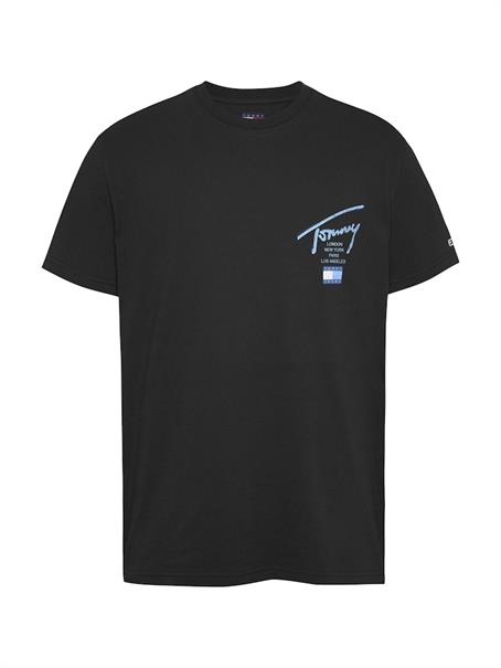 TJM REG TOMMY SIGN CITY TEE EXT black