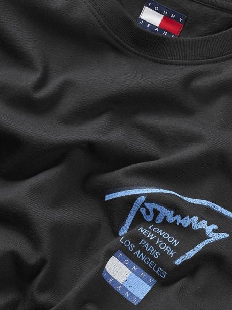 TJM REG TOMMY SIGN CITY TEE EXT black