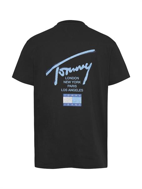 TJM REG TOMMY SIGN CITY TEE EXT black