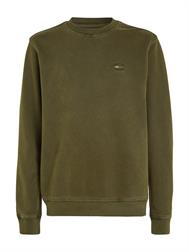 Tommy Jeans Herren Sweatshirt TJM REG TONAL BADGE CNECK drab olive  