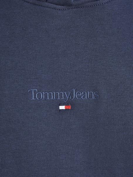 TJM REG TONAL LINEAR LOGO HOODIE twilight navy