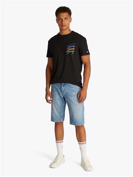 TJM REG TWISTED SIGNTR TEE EXT black