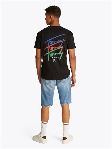 TJM REG TWISTED SIGNTR TEE EXT black