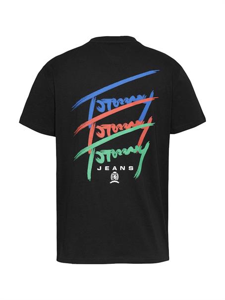 TJM REG TWISTED SIGNTR TEE EXT black